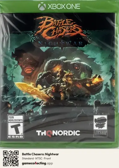 Battle Chasers: Nightwar Xbox One, NTSC box front