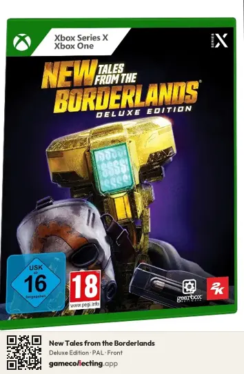 New Tales from the Borderlands Xbox Series X, PAL box front