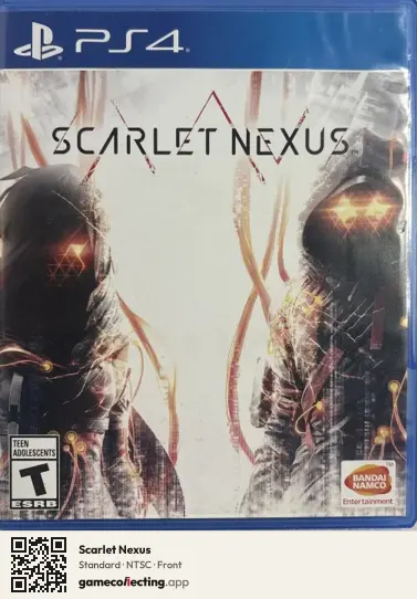 Scarlet Nexus PlayStation 4, NTSC box front