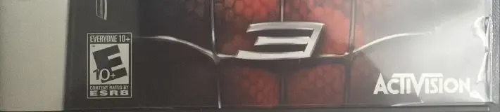 Spider-Man 3, the ESRB box on its front