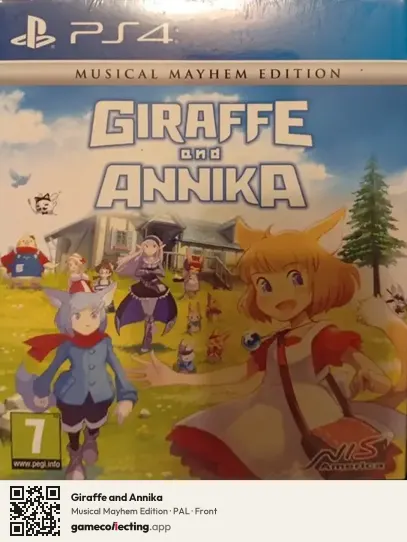 Giraffe and Annika PlayStation 4, PAL box front
