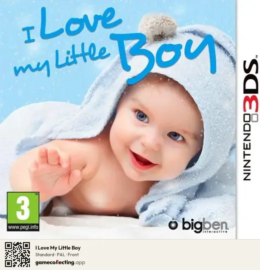I Love My Little Boy Nintendo 3DS, PAL box front