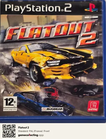 Flatout 2 PlayStation 2, France box front