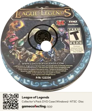 League of Legends Computer, NTSC disc