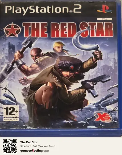 The Red Star PlayStation 2, France box front