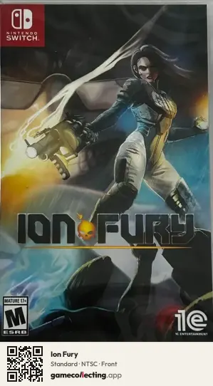 Ion Fury Nintendo Switch, NTSC box front