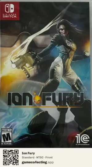Ion Fury Nintendo Switch, NTSC box front