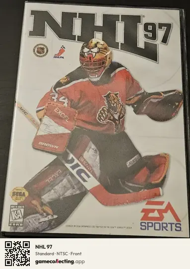 NHL 97 Sega Mega Drive / Genesis, NTSC box front