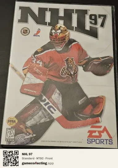 NHL 97 Sega Mega Drive / Genesis, NTSC box front