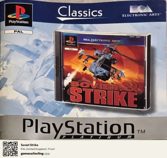 Soviet Strike PlayStation, United Kingdom box front