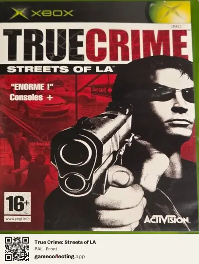 True Crime: Streets of LA Xbox, PAL box front
