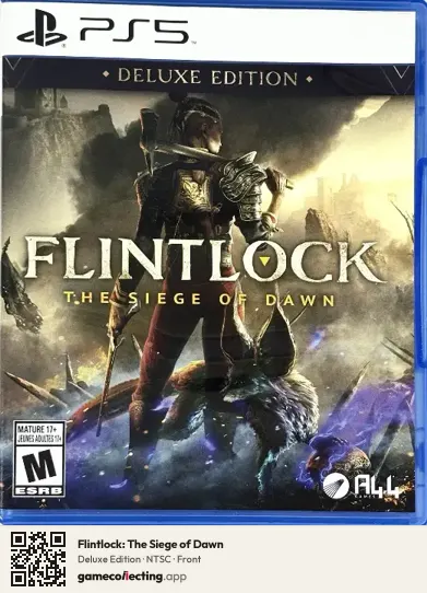 Flintlock: The Siege of Dawn PlayStation 5, NTSC box front