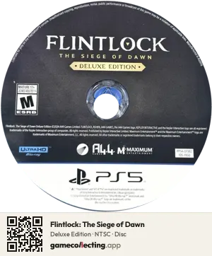 Flintlock: The Siege of Dawn PlayStation 5, NTSC disc