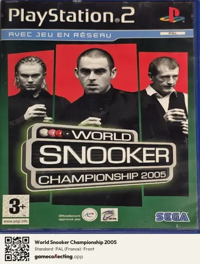 World Snooker Championship 2005 PlayStation 2, France box front