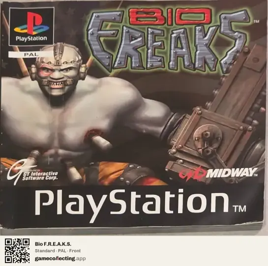Bio F.R.E.A.K.S. PlayStation, PAL box front