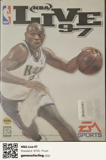 NBA Live 97 Sega Mega Drive / Genesis, NTSC box front