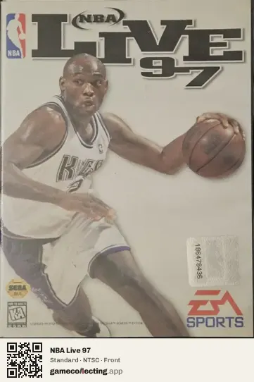 NBA Live 97 Sega Mega Drive / Genesis, NTSC box front