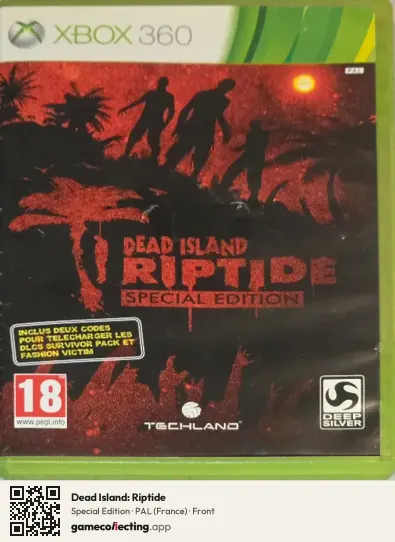 Dead Island: Riptide Xbox 360, France box front