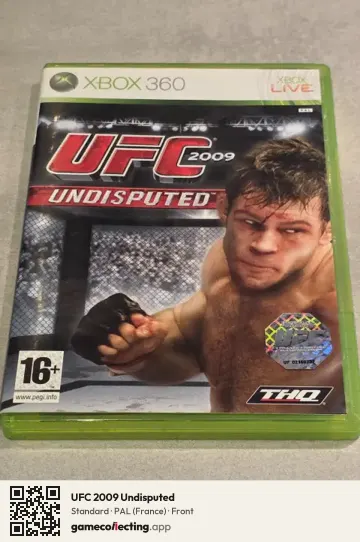 UFC 2009 Undisputed Xbox 360, France box front