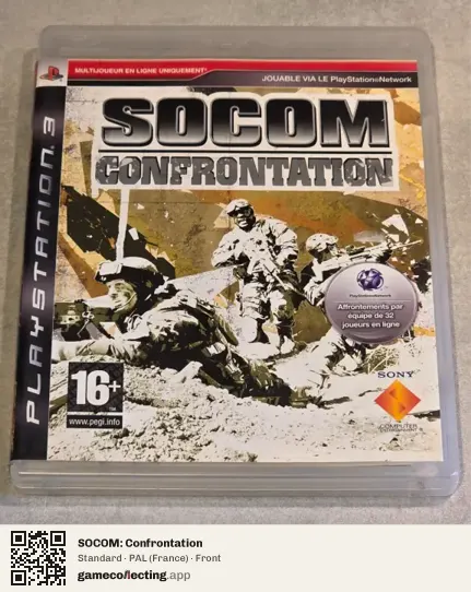SOCOM: Confrontation PlayStation 3, France box front