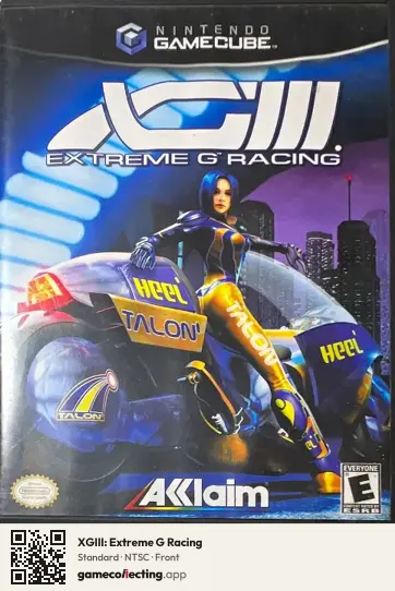 XGIII: Extreme G Racing Nintendo GameCube, NTSC box front