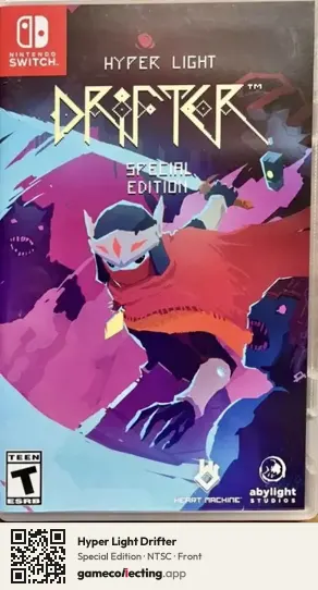 Hyper Light Drifter Nintendo Switch, NTSC box front