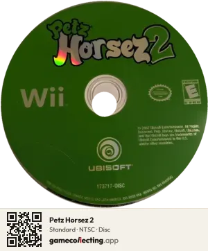 Petz Horsez 2 Nintendo Wii, NTSC disc