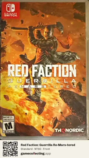 Red Faction: Guerrilla Re-Mars-tered Nintendo Switch, NTSC box front
