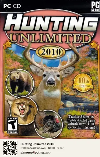 Hunting Unlimited 2010 Computer, NTSC box front