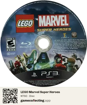LEGO Marvel Super Heroes PlayStation 3, NTSC disc