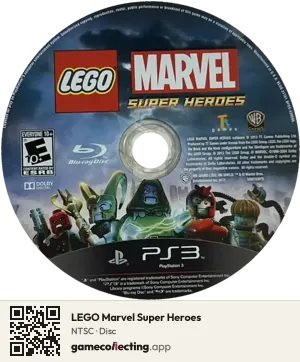 LEGO Marvel Super Heroes PlayStation 3, NTSC disc