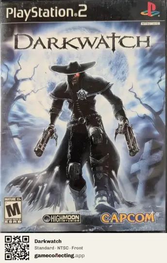 Darkwatch PlayStation 2, NTSC box front