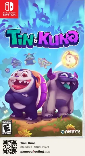 Tin & Kuna Nintendo Switch, NTSC box front