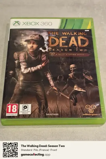 The Walking Dead: Season Two Xbox 360, France box front