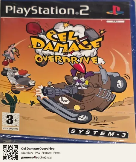 Cel Damage Overdrive PlayStation 2, France box front