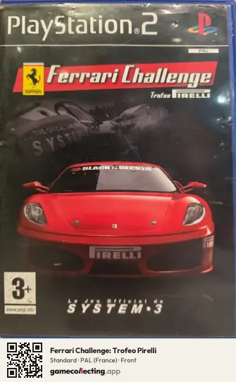 Ferrari Challenge: Trofeo Pirelli PlayStation 2, France box front