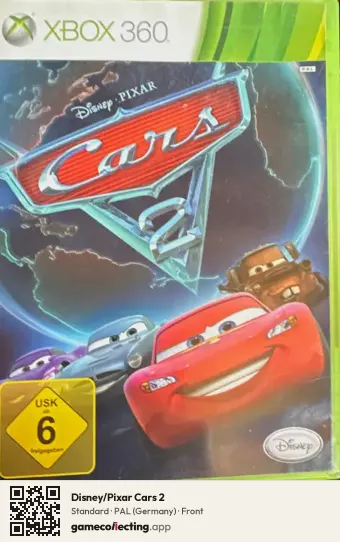 Disney/Pixar Cars 2 Xbox 360, Germany box front