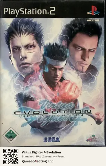 Virtua Fighter 4 Evolution PlayStation 2, Germany box front