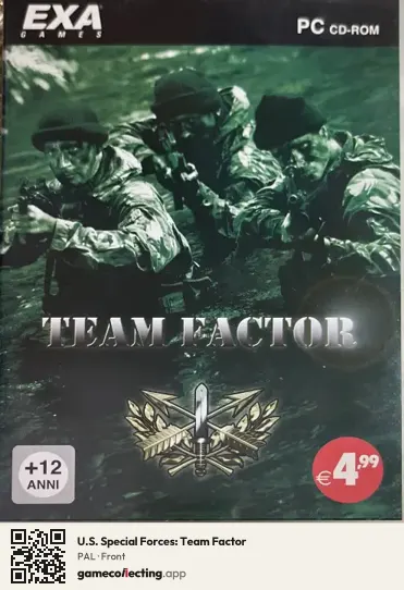 U.S. Special Forces: Team Factor Computer, PAL box front