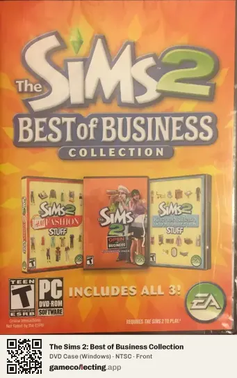 The Sims 2: Best of Business Collection Computer, NTSC box front
