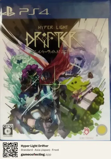 Hyper Light Drifter PlayStation 4, Asia box front