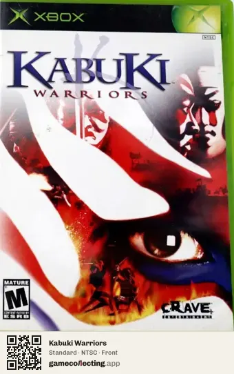 Kabuki Warriors Xbox, NTSC box front