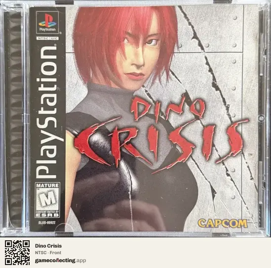 Dino Crisis PlayStation, NTSC box front