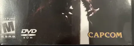 Devil May Cry, the ESRB box on its front