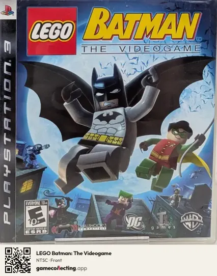 LEGO Batman: The Videogame PlayStation 3, NTSC box front