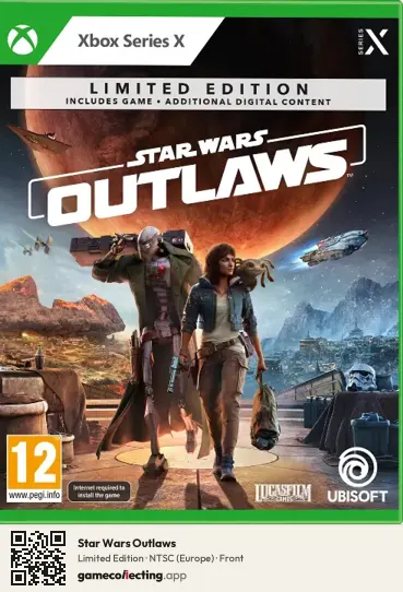 Star Wars Outlaws Xbox Series X, Europe box front