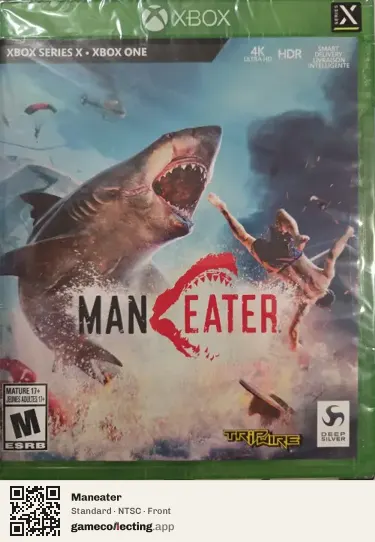 Maneater Xbox Series X, NTSC box front