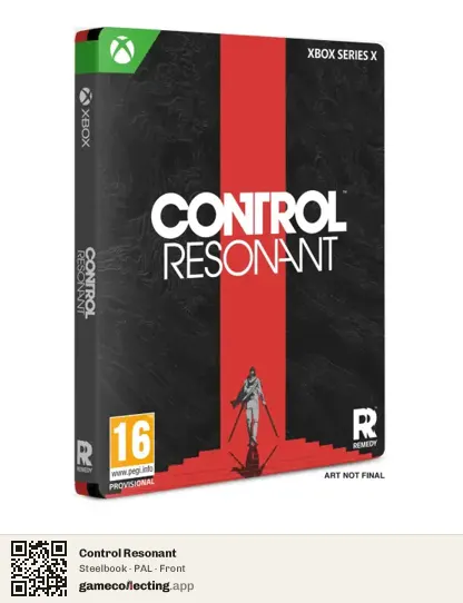 Control Resonant Xbox Series X, PAL box front