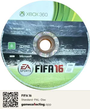 FIFA 16 Xbox 360, PAL disc