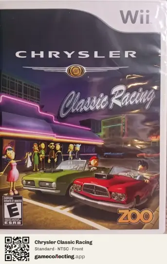 Chrysler Classic Racing Nintendo Wii, NTSC box front